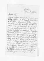 3 pages written 26 Dec 1875 by George Edward Read in Gisborne to Sir Donald McLean, from Inward letters -  G E Read