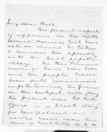 2 pages written by Sir Donald McLean to Sir Francis Dillon Bell, from Inward letters - Francis Dillon Bell