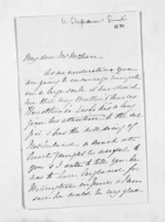 2 pages written 25 Jul 1870 by Hannah Stephenson Smith in Taranaki Region to Sir Donald McLean, from Inward letters - Surnames, Sma - Smi