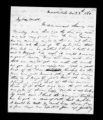 4 pages written 3 Dec 1862 by Archibald John McLean in Maraekakaho to Sir Donald McLean, from Inward family correspondence - Archibald John McLean (brother)