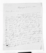 3 pages written 31 Dec 1853 by Thomas Purvis Russell in Orongorongo Block (Land Block) to Sir Donald McLean, from Inward letters - Thomas Purvis Russell