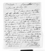 1 page written 3 Dec 1857 by Daniel Marquis Munn in Napier City to Sir Donald McLean, from Inward letters - Daniel Munn