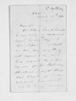 7 pages written 25 Mar 1865 by Caesar Hastings Otway in Akitio to Sir Donald McLean in Napier City, from Inward letters - C H Otway
