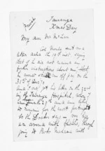 5 pages written by H F Way in Tauranga to Sir Donald McLean, from Inward letters and diary extracts - H F Way