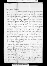 3 pages written 24 Jan 1873 by Sir Robert Donald Douglas Maclean to Sir Donald McLean, from Inward family correspondence - Douglas Maclean (son)