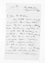 3 pages written 6 Aug 1870 by Henry Tacy Clarke in Auckland Region to Sir Donald McLean, from Inward letters - Henry Tacy Clarke