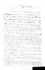 3 pages written 24 Apr 1860 by an unknown author in Raglan, from Secretary, Native Department - War in Taranaki and Waikato and  King Movement