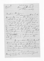 1 page written 1 Feb 1869 by Henry Robert Russell in Herbert, Mount to Sir Donald McLean, from Inward letters - H R Russell
