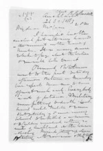 3 pages written 24 Oct 1863 by Sir Donald McLean in Auckland Region to Henry Robert Russell, from Inward letters - H R Russell