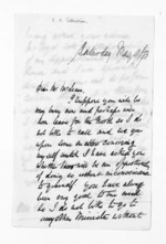 3 pages written 9 May 1873 by Robert Atherton Edwin to Sir Donald McLean, from Inward letters - Surnames, Edw