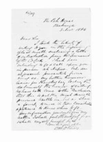 2 pages written 3 Nov 1864 by Caesar Hastings Otway in Onehunga, from Inward letters - C H Otway