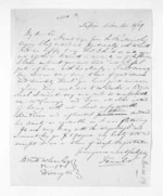 1 page written 30 Nov 1859 by Voleur Lambe Machado Janisch in Napier City to Sir Donald McLean in Wellington, from Inward letters -  V Janisch