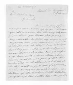 4 pages written 14 Sep 1857 by Alexander MacKenzie to Sir Donald McLean in Auckland City, from Inward letters - Surnames, MacKa - Macke