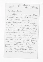 7 pages written 8 Jun 1870 by an unknown author in Tauranga to Dr Daniel Pollen, from Inward letters - Henry Tacy Clarke