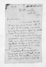 2 pages written 10 Nov 1845 by Rev Henry Hanson Turton in New Plymouth District to Sir Donald McLean, from Inward letters -  Rev Henry Hanson Turton