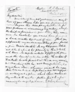 4 pages written 3 Jun 1875 by Robert Smelt Bush in Raglan to Sir Donald McLean, from Inward letters - Robert S Bush
