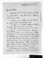 6 pages written 16 Jan 1868 by James Edward FitzGerald in Wellington to Sir Donald McLean, from Inward letters - J E FitzGerald