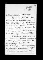 2 pages written 3 Nov 1876 by Sir Donald McLean to Robert Hart, from Inward family correspondence - Robert Hart (brother-in-law)