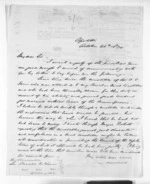 3 pages written 26 Oct 1874 by Herbert William Brabant in Opotiki to Sir Donald McLean, from Inward letters - H W Brabant