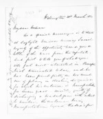 7 pages written 30 Mar 1853 by Edward Blackman in Wellington to Sir Donald McLean, from Inward letters - Surnames, Big - Bla