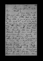 3 pages written 14 Apr 1876 by Archibald John McLean in Glenorchy to Sir Donald McLean, from Inward family correspondence - Archibald John McLean (brother)