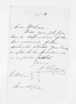 2 pages written 26 Jun 1862 by Dr Daniel Pollen to Sir Donald McLean, from Inward letters - Daniel Pollen