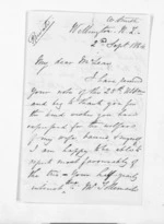 4 pages written 2 Sep 1864 by John Valentine Smith in Wellington to Sir Donald McLean, from Inward letters - Surnames, Smith