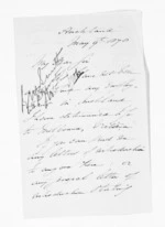 2 pages written 9 May 1870 by an unknown author in Auckland Region to Sir Donald McLean in Auckland Region, from Outward drafts and fragments