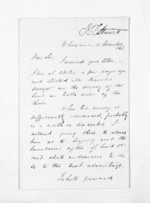 2 pages written 12 Dec 1863 by John Stuart to Sir Donald McLean, from Inward letters - Surnames, Str - Stu