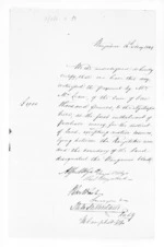 1 page written 16 May 1849 by Sir Donald McLean in Wanganui, from Native Land Purchase Commissioner - Papers