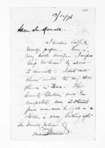 3 pages written 18 Dec 1876 by George Thomas Fannin to Sir Donald McLean in Maraekakaho, from Inward letters - G T Fannin