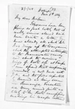 15 pages written 6 Dec 1869 by George Sisson Cooper in Wellington to Sir Donald McLean, from Inward letters - George Sisson Cooper