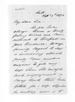 4 pages written 5 Sep 1873 by Captain John Lockett, from Inward letters - Surnames, Loc - Log