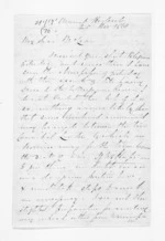 3 pages written 25 Nov 1868 by Henry Robert Russell in Herbert, Mount to Sir Donald McLean, from Inward letters - H R Russell