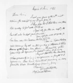 2 pages written 6 Jan 1866 by Sir Donald McLean in Napier City, from Outward drafts and fragments