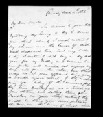 5 pages written 15 Mar 1866 by Archibald John McLean in Glenorchy to Sir Donald McLean, from Inward family correspondence - Archibald John McLean (brother)