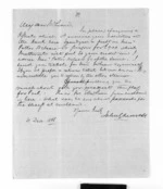 2 pages written 31 Dec 1866 by John Gibson Kinross to Sir Donald McLean, from Inward letters -  John G Kinross