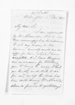 3 pages written 6 Dec 1851 by John Valentine Smith in Wellington to Sir Donald McLean, from Inward letters - Surnames, Smith