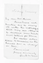1 page written by Sir Donald McLean to Lady Harriet Louisa Gore Browne, from Inward letters - Sir Thomas Gore Browne (Governor)