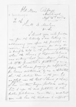 3 pages written 4 Aug 1874 by Alexander MacKenzie in Auckland City to Sir Donald McLean, from Inward letters - Surnames, MacKa - Macke