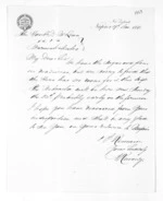 3 pages written 19 Nov 1872 by Alexander Kennedy in Napier City to Sir Donald McLean in Maraekakaho, from Inward letters -  Alexander Kennedy