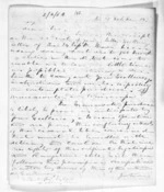 4 pages written 25 Oct 1849 by Sir Donald McLean to Wellington, from Native Land Purchase Commissioner - Papers