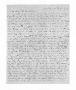 2 pages written 30 Jul 1873 by George Edward Read in Gisborne to Sir Donald McLean, from Inward letters -  G E Read