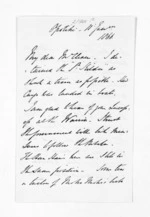 3 pages written 11 Jan 1866 by Colonel William Charles Lyon in Opotiki to Sir Donald McLean, from Inward letters -  W C Lyon