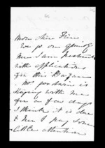 6 pages written 29 Jan 1872 by Annabella McLean in Wellington to Sir Donald McLean, from Inward family correspondence - Annabella McLean (sister)