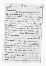 8 pages written 27 Jan 1876 by Robert Smelt Bush in Raglan to Sir Donald McLean in Napier City, from Inward letters - Robert S Bush