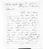 4 pages written 2 Jun 1857 by William Hickson in Wellington City to Sir Donald McLean, from Inward letters - Surnames, Hew - Hil