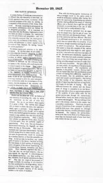 1 page, from Native Minister and Minister of Colonial Defence - General newspaper cuttings