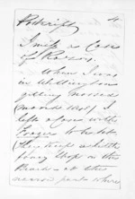 2 pages written by Samuel Popham King, from Inward letters -  Samuel King