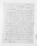 4 pages written 5 Apr 1845 by Thomas Spencer Forsaith in Wellington to Sir Donald McLean, from Inward letters - Surnames, Foo - Fox